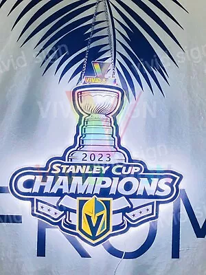 2023 Champions Vegas Golden Knights 3D LED 17  Neon Sign Lamp Light Bar Man Cave • $119.99