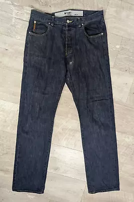 MENS JAPANESE KOHZO Denim 004 BUTTON FLY RELAXED Jeans. 34W. 34L. • £45