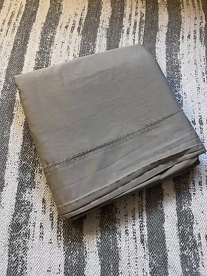 Magnolia Organics Dream Collection Flat Sheet Queen Khaki (Laurel Oak) • $25