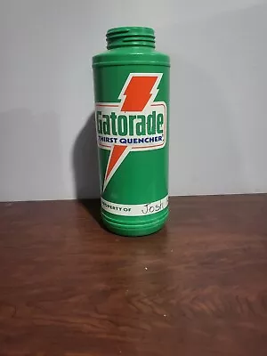 Vintage 1980s Gatorade Bottle Thirst Quencher Green Squirt Athletics 1985 • $9.60