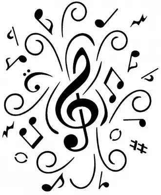 Music Notes Mylar Stencil Craft Home Decor Painting Wall Art 190 Micron • £5.49