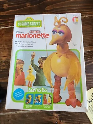 Vintage Sesame Street Big Bird Marionette Jim Henson 1977 VERY RARE! • $54.99