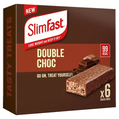 £5.69 • Buy SlimFast Core Double Choc Bars 6 Bars Per Pack