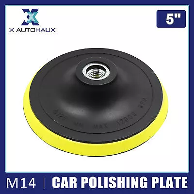 5 Inch Round Car Automotive M14x2.0 Pad Backing Plate Hook Loop Polisher Buffing • £8.17