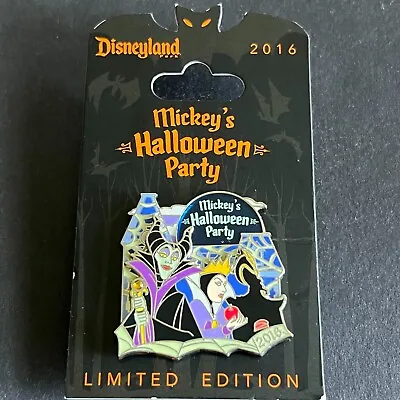 DLR Mickey's Halloween Party 2016 Villains Square Maleficent Disney Pin 118137 • $20