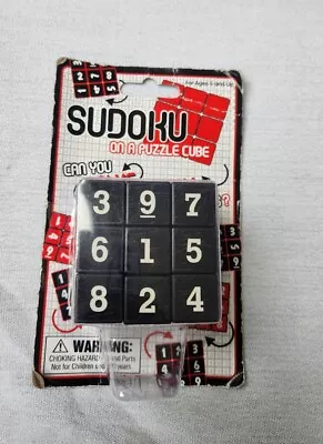 £9.99 • Buy Sudoku Cube Puzzle Game Brain Teaser Adults Kids Game Funtime,sealed,box Worn