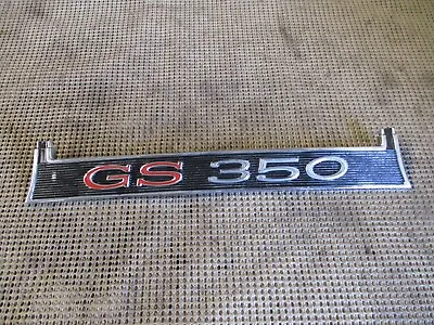 1968 Buick Skylark GS 350 Original GM Trunk Deck Lid Emblem 7740593 • $150