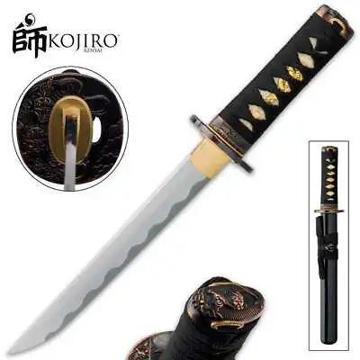 15  Kojiro Carbon Steel Wakizashi Japanese Ninja Tanto Katana Sword  • $49.98