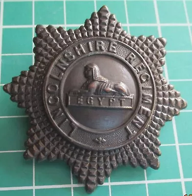 Lincolnshire Regiment Officers Service Dress Cap Badge • £33