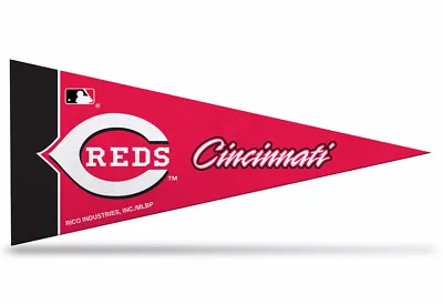 Cincinnati Reds MLB Mini Pennant 9 X4  New Felt Made In USA Banner Flag • $2.99