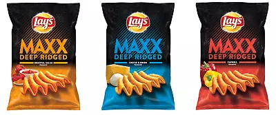 Lays Lay's Maxx Deep Rigged  - 130g - Big Choice - Very Crispy - Potato Chips • £3.64