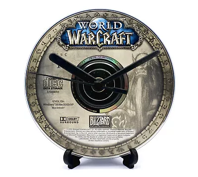 £12.99 • Buy World Of Warcraft Game CD Disc Clock Video Game Upcycled Gift Various Options