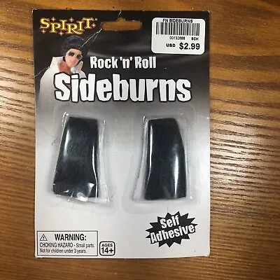 $9.99 • Buy Spirit Halloween Rock N Roll Sideburns 