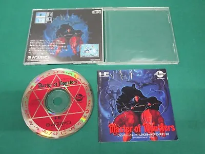 NEC PC Engine CD-ROM -- Master Of Monsters -- JAPAN. GAME. Work. 11323 • $14