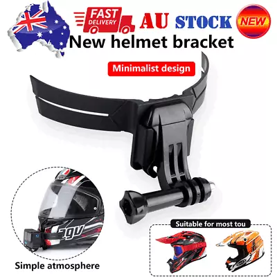 Motorcycle Helmet Camera Front Chin Holder Motorbike Hat Mount Bracket For GoPro • $14.55