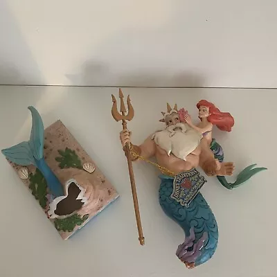 Disney Traditions Daddy’s Little Princess Ariel Mermaid Figurine 4059730 Damaged • £24.95