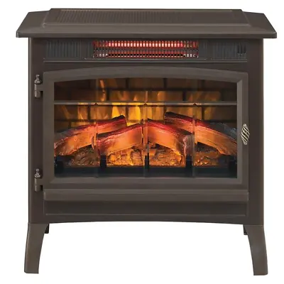 Duraflame Electric Infrared Quartz Fireplace Stove With 3D Flame Effect Bronze • $216.19