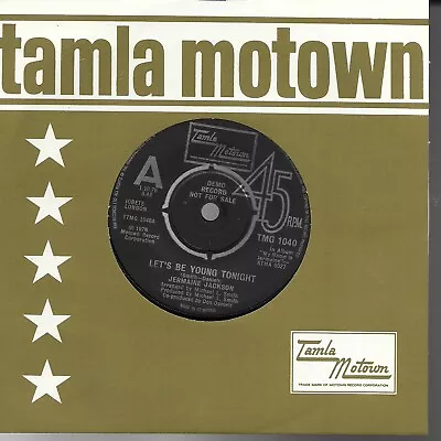 Jermaine Jackson  Be Young  7  Vinyl Northern Soul Tamla Motown TMG 1040 Demo • £6.99