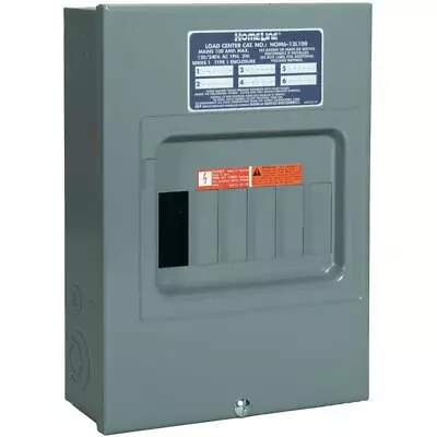 $36.80 • Buy Square D Main Lug Load Center Surface Mount Indoor 100 Amp 6-Space 12-Circuit