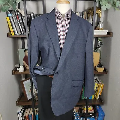 Joseph Abboud Men's Tweed Sport Coat Blazer Two Button Twill Poly Wool Size XXL • $150