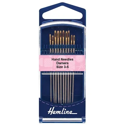 Darning Hand Sewing Needles Size 3 5 Hemline H284g 35 • £1.57