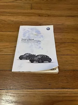 2019 Volkswagen Beetle / Beetle Convertible Owners Manual OEM Free Shipping • $55.50