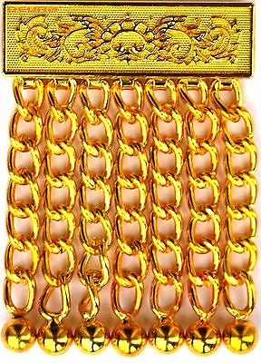 MASONIC REGALIA Metal Apron GOLDEN Tassel Gilt Style  • $12.99