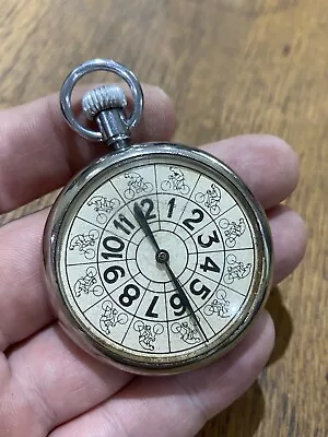 Unusual Bicycle Game Spinner Pocket Watch Roulette • $62.17