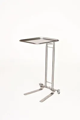 New MCM-751 Foot Operated Mayo Stand Medium 16.25 X 21.25  W/Safety Descend Tray • $635