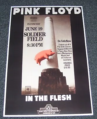 $10 • Buy NEW PINK FLOYD - IN THE FLESH Rock Concert Poster