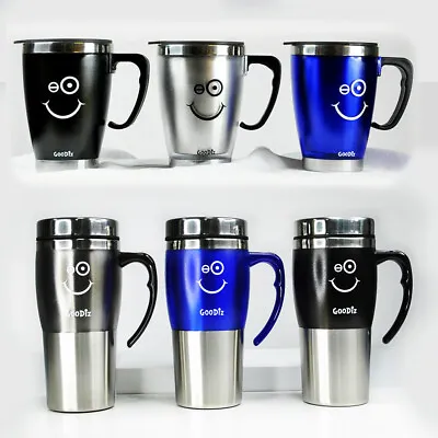 £7.89 • Buy Thermal Insulated Travel Mug & Lid Double-Wall BPA-Free Coffee 350ml 450ml Gift
