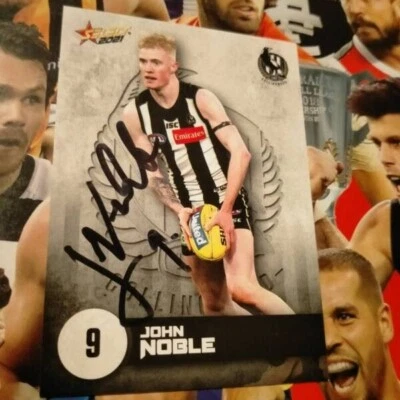 $9.95 • Buy John Noble Signed AFL Card Collingwood Signed AFL Football Card