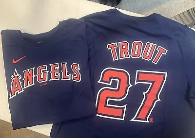 Los Angeles Angels MLB Mike Trout Authentic Nike Jersey Shirt (XXL) Look At Pics • $14.98