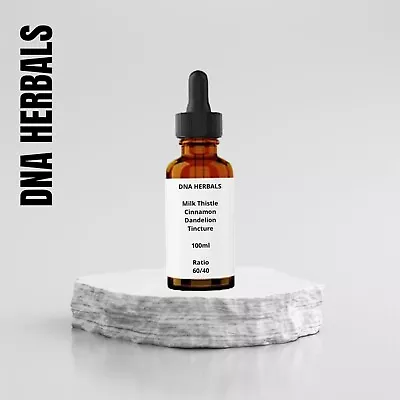 DNA HERBALS - Milk Thistle & Dandelion & Cinnamon Tincture - 100ml • £16.81