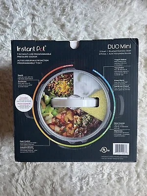 Instant Pot Duo Mini 3QT Multi-Use Pressure Cooker 7-IN-1 BRAND NEW • $69