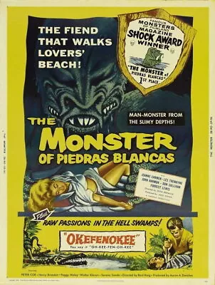 68132 The Monster Of Piedras Blancas Les Tremayne Wall Decor Print Poster • $19.95