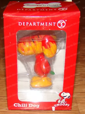 Department 56 Peanuts CHILI DOG Beagle (4030868) Snoopy By Design • $20