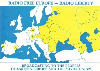 1987 QSL: Radio Free Afghanistan Via Radio Liberty Lisboa Portugal • $3