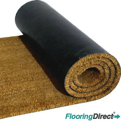 Heavy Duty Natural Coir Entrance Matting Reception Foyer Door Mat 17mm • £14.99