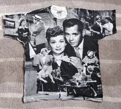 Vintage I Love Lucy All Over Print Shirt XL • $39.99