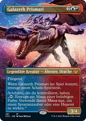 MTG Galazeth Prismari (Borderless) (German NM Foil) [Strixhaven] • $7.63