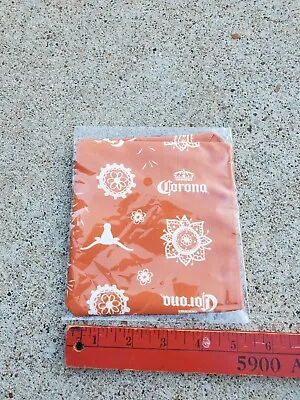 New Corona Beer University Texas Longhorns UT Burnt Orange BANDANA HANKY WESTERN • $27.39