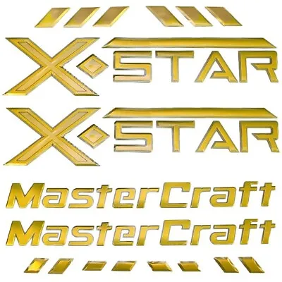 MasterCraft Boat Raised Decal Kit 7501596 | 2013 X Star Yellow Chromax • $625.62