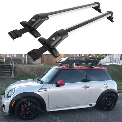 For Mini Cooper S R52 R53 R56 Aluminum Roof Rack Cross Bar Luggage Cargo Carrier • $135.65