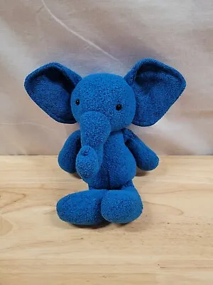Jellycat Blue Elephant Plush I Am Vivi Doll Retired Floppy Lovey Toy • $11.04