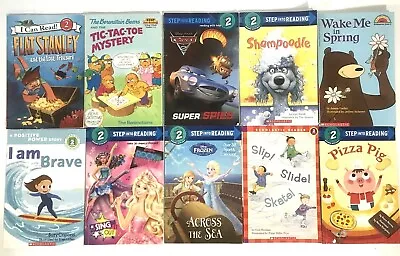 Lot Of 10 Level 2 Ready To - I Can Read- Step Into Reading -Learn Read Books MIX • $9.95