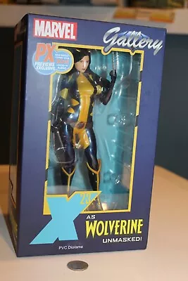 SEALED X-23 Marvel Gallery Unmasked Wolverine 9  PVC Statue SDCC Exclusive /4000 • $47.99