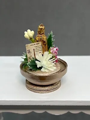 1:12 Vintage City Of Paris Dollhouse Miniature Flowers Arrangement • $11.88