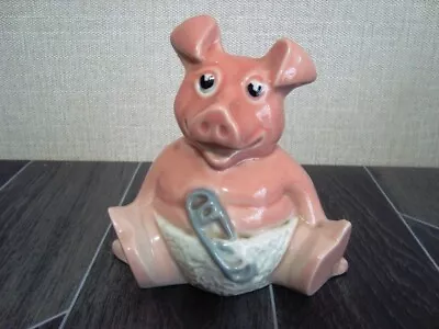 Nat West Wade Pig - WOODY BABY PIG - Money Piggy Bank - Original Stopper • £7.99