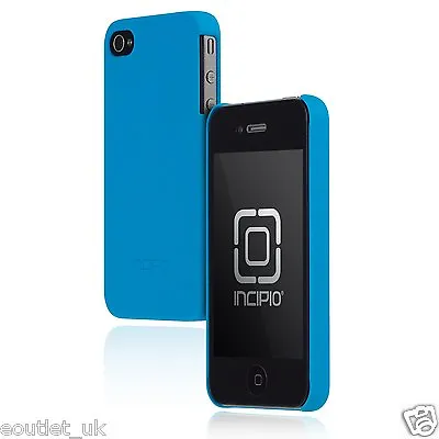 £4.99 • Buy Genuine INCIPIO Feather Slim CASE For IPhone 4/4S Neon BLUE Retail NEW
